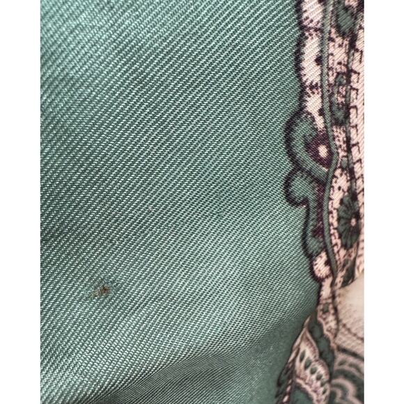 Vintage 1958–62 Arnotts Dublin Silk Scarf Irish Landmarks Map & Paisley Border - Picture 8 of 8